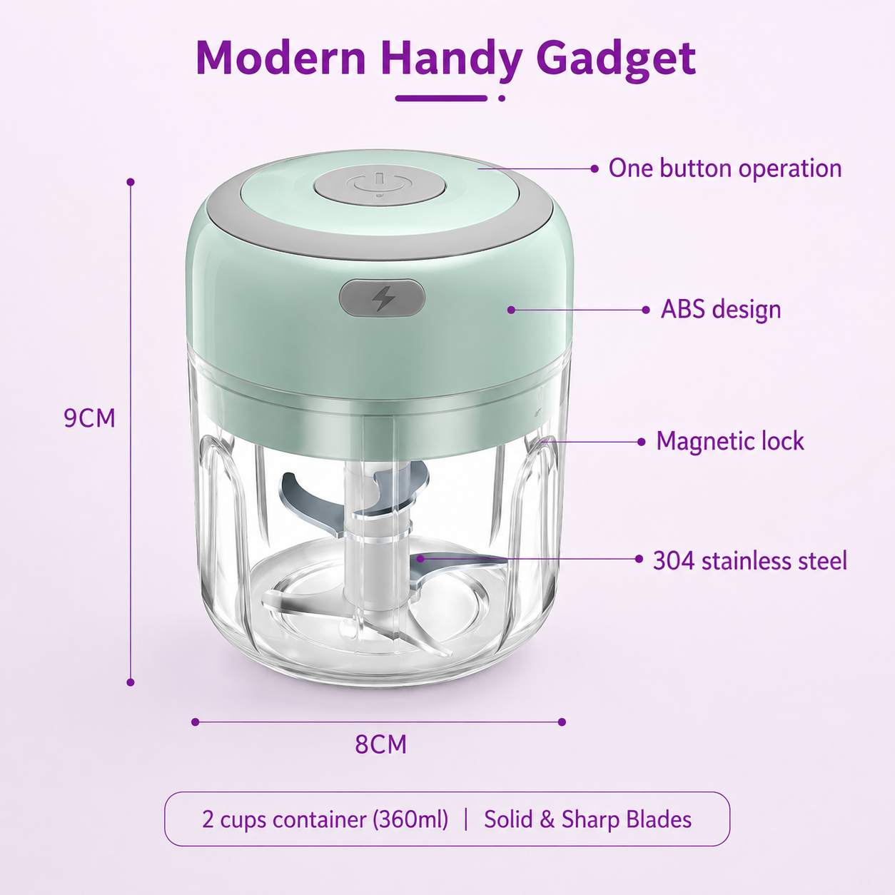 Wireless Electric Mini Food Chopper